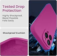 Vista 306 de FireNova Designed for iPhone 13 Pro Max Case, Silicone [Camera Protection] Phone Case with [2 Screen Protectors], Soft Anti-Scratch Microfiber Deep