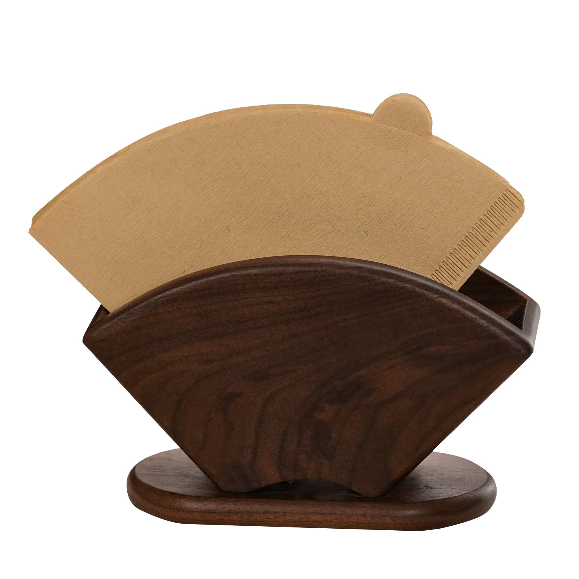 Porta filtro caffè a cono, contenitore per filtro V60 in legno, compatibile