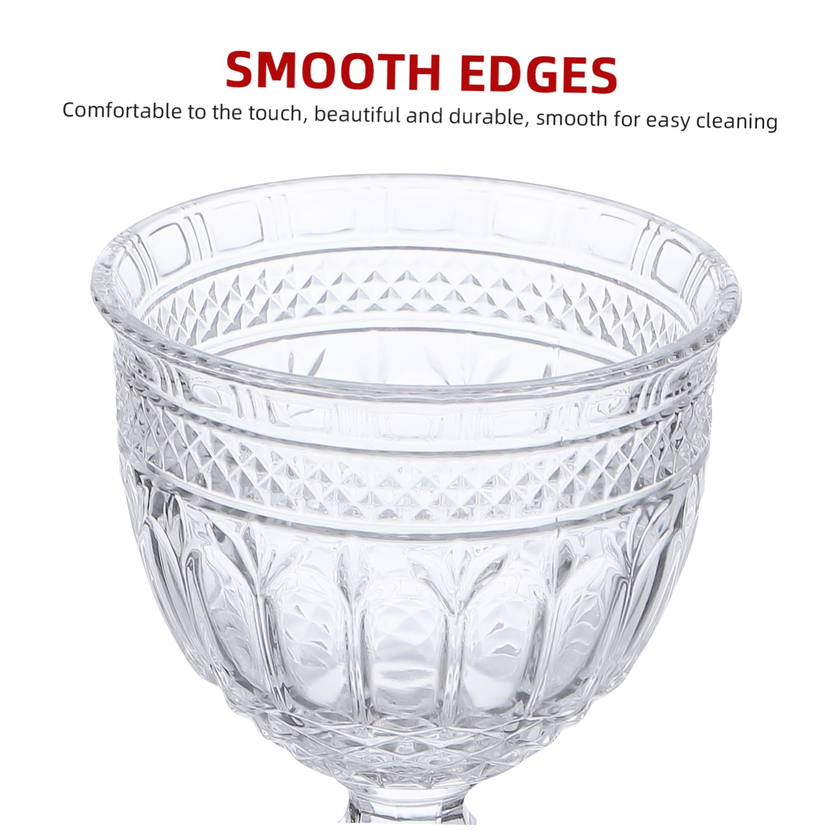 Bonbonnière en Verre Décorative Couvercle, Rangement Pratique