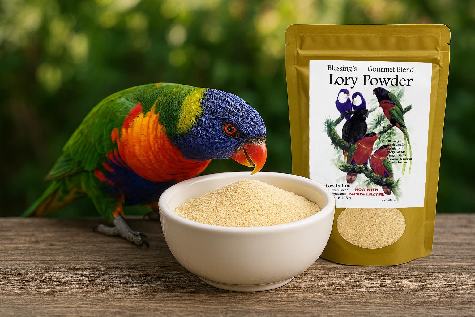 Amazon.com : Blessings Gourmet Lory Powder Dry Lorikeet Food (5Lb