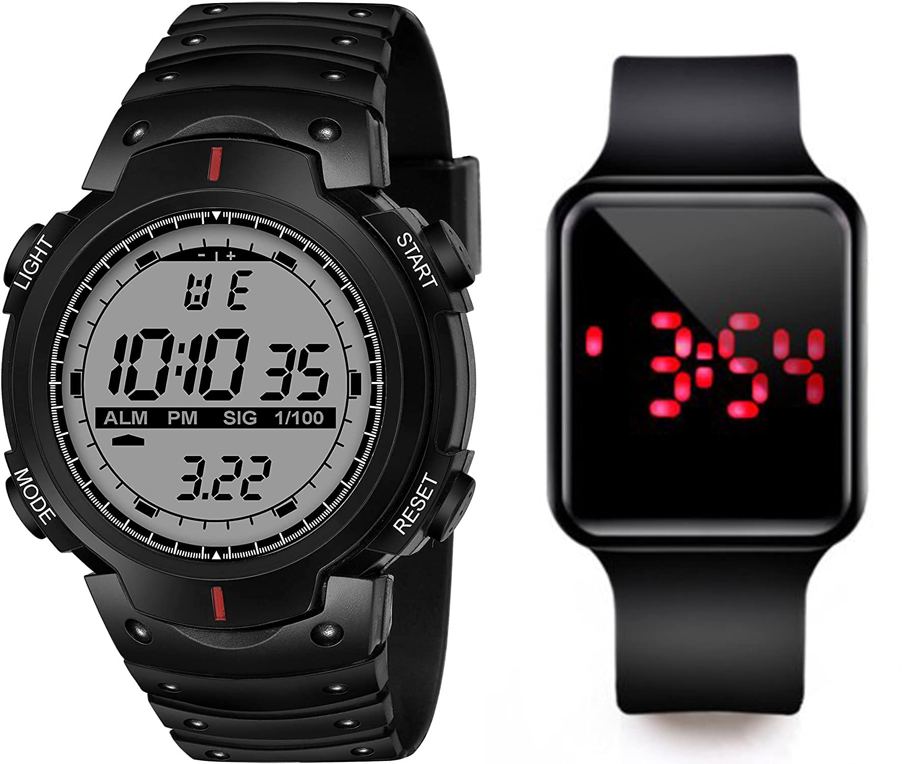 FROZIL Shockproof Multi-Functional Automatic Black Strap Waterproof Digital Sports Watch for Mens Kids Watch for Boys - Watch for Men (B08XJY91JS) Amazon Price History, Amazon Price Tracker