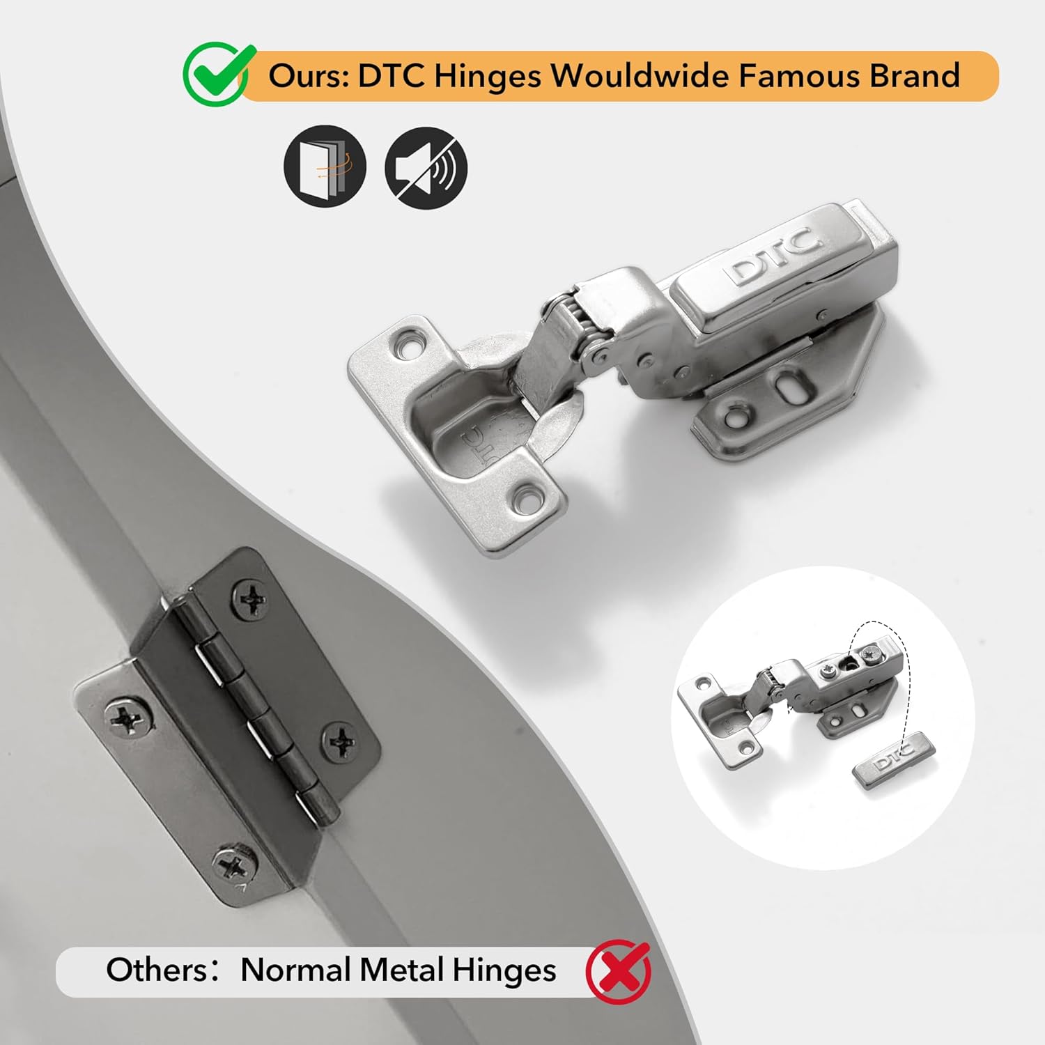 35 Bathroom Floor Cabinet with Doors - Freestanding Storage Cabinet for Bathroom, Laundry Room & Kitchen, Adjustable Shelves, Scratch-Resistant White Finish (22x11x35.8 Inch)