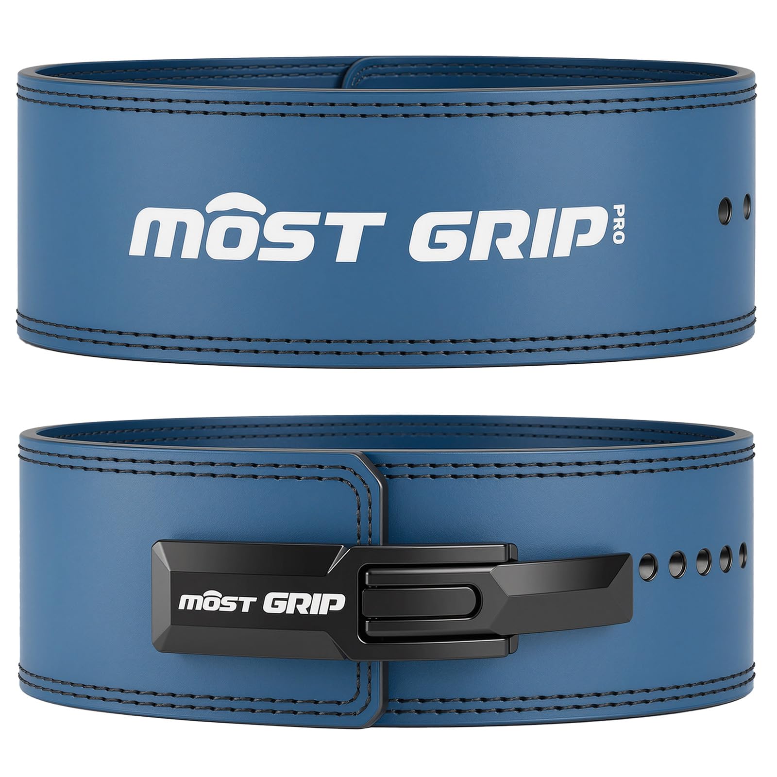 Ceinture d'haltérophilie à levier de 10 mm avec cuir à verrouillage rapide pour homme et femme, ceinture d'haltérophilie, de gymnastique pour squat et soulevé de terre