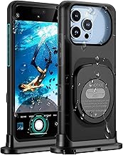 Lanhiem Waterproof Case for iPhone 17/16 16 Pro/15 15 Pro/14 14 Pro/13 13 Pro, 30M/IPX8 Waterproof Underwater Cover, Touch Screen and Underwater Buttons Only for iPhone 13 to 16 (6.1"-6.3")