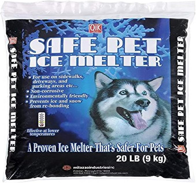 Dog Safe Ice Melts - Is Ice Melt Dangerous? (2023) Milazzo Industries 02020 Qik Joe Safe Pet Ice Melter