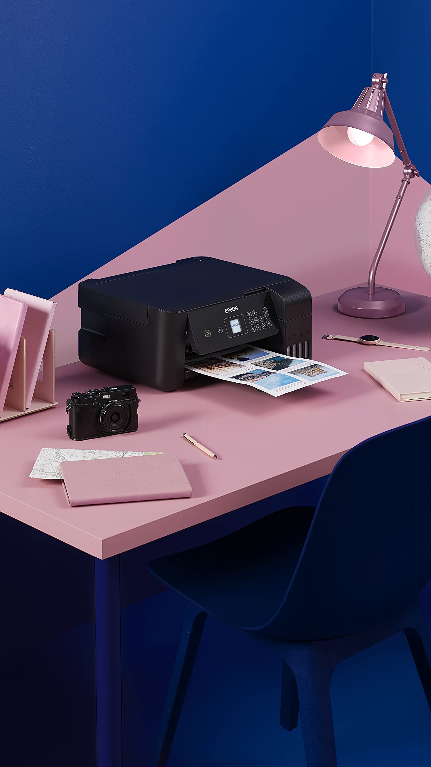 Epson EcoTank ET-2720 Stampante Inkjet 3-in-1, Display LCD 3.7 cm, Stampa da Mobile