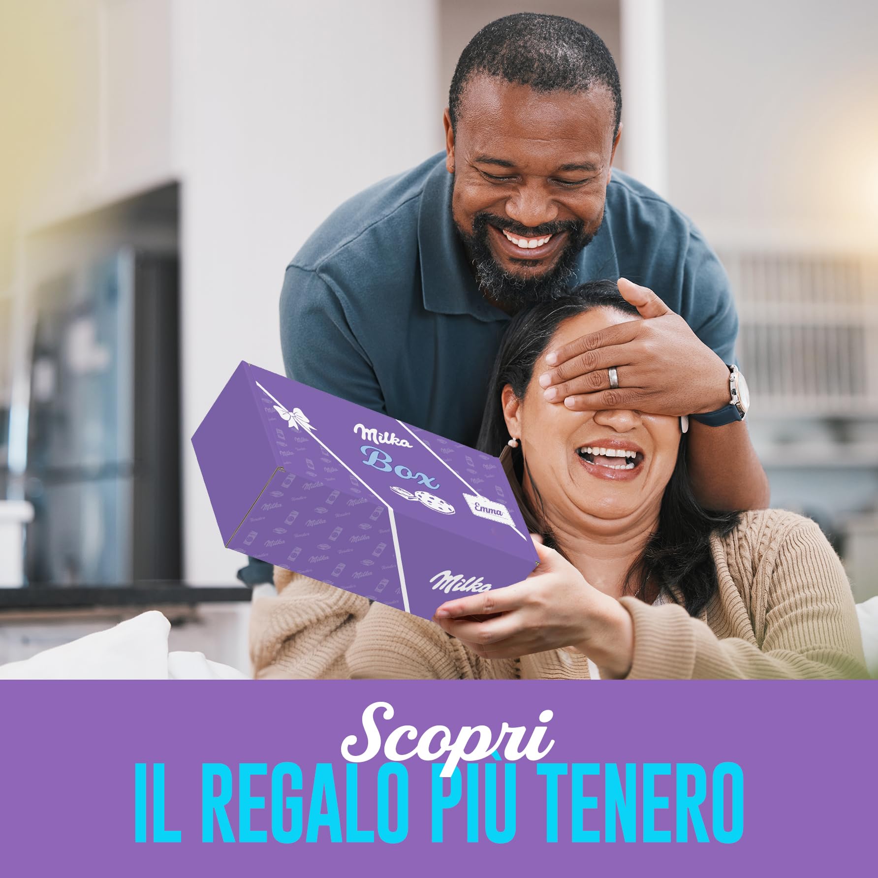Milka Box (2 Cookie Sensations 156g, Tavoletta - 2 Oreo 300g, 1 Nocciole&Caramello 300g, 2 al latte con ripieno al caramello 100g, 1 Bubbly Latte Alpino 90g)