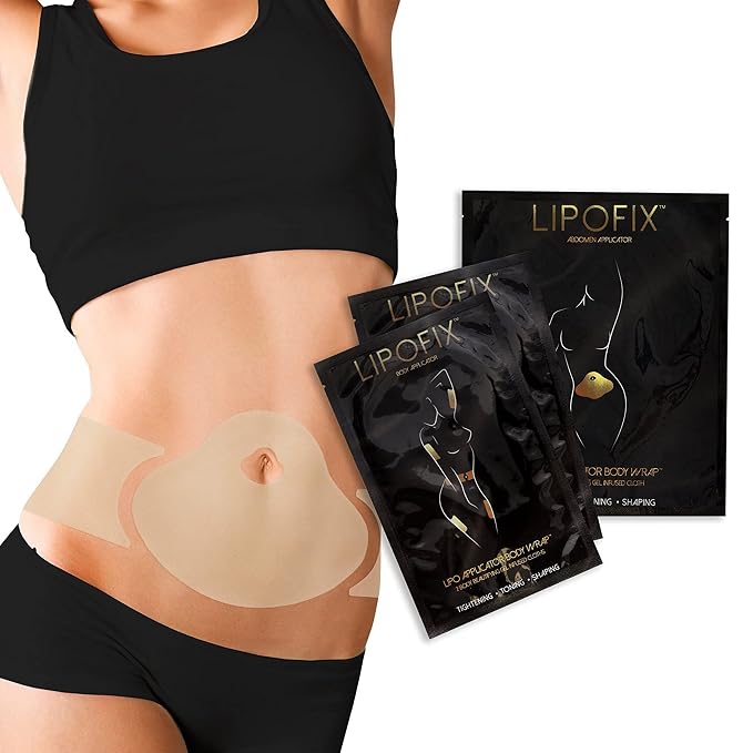 LipoFix Ultimate Body Wrap Lipo Applicator it Works for Inch Loss Firming Contouring Shaping (12 Wraps Set)(4 Abdomen + 4 Pair (8 pcs) Body): Buy Online at Best Price in UAE