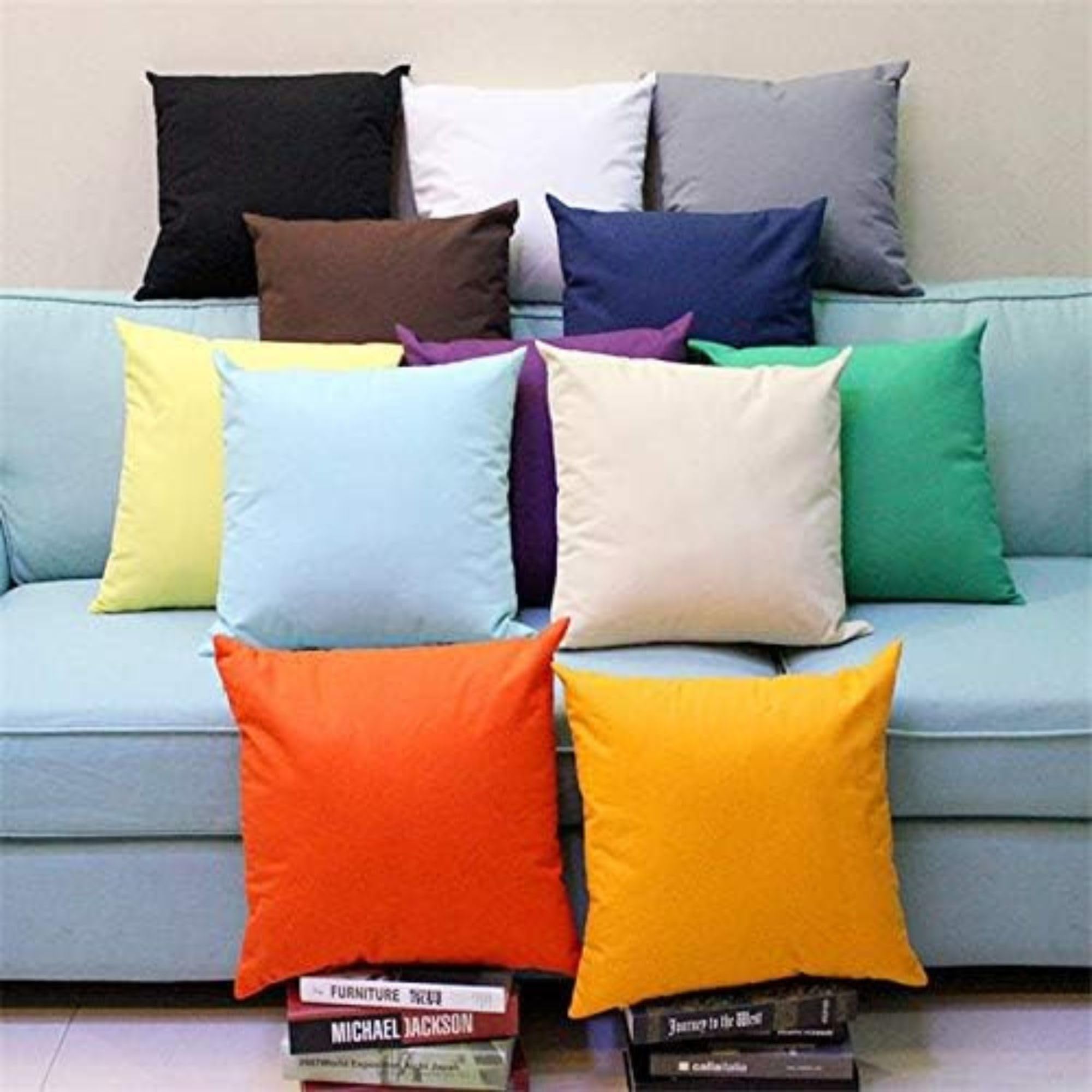 Crazypriceuk Pair of Continental Pillowcases 65×65 cm, Hotel Quality Euro Square Pillow Covers, Premium Percale Fabric - Image 3
