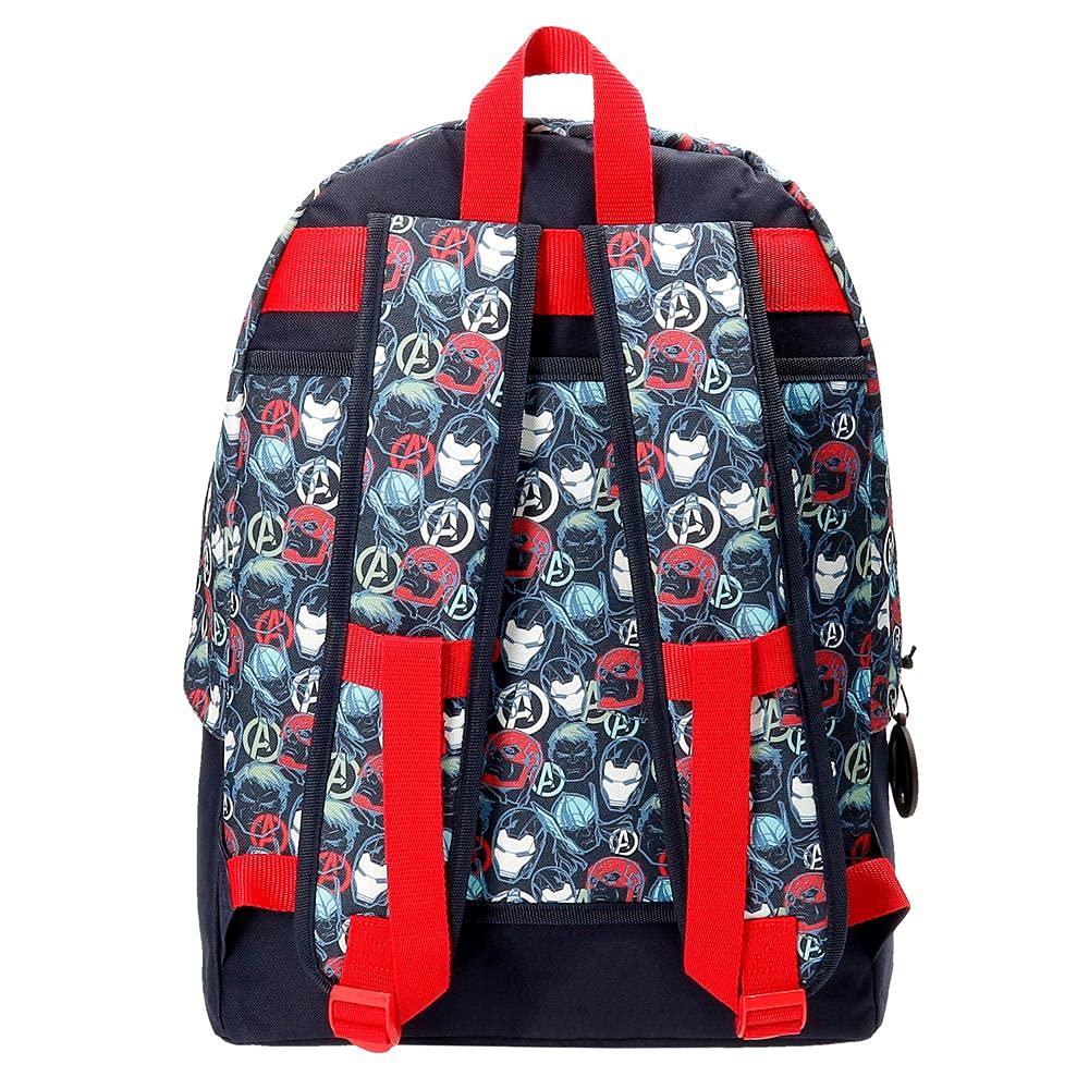 Marvel Avengers Team, Bagagli Borsa Messenger Bambini E Ragazzi, Blu (Blue), 31x42x17.5 cms
