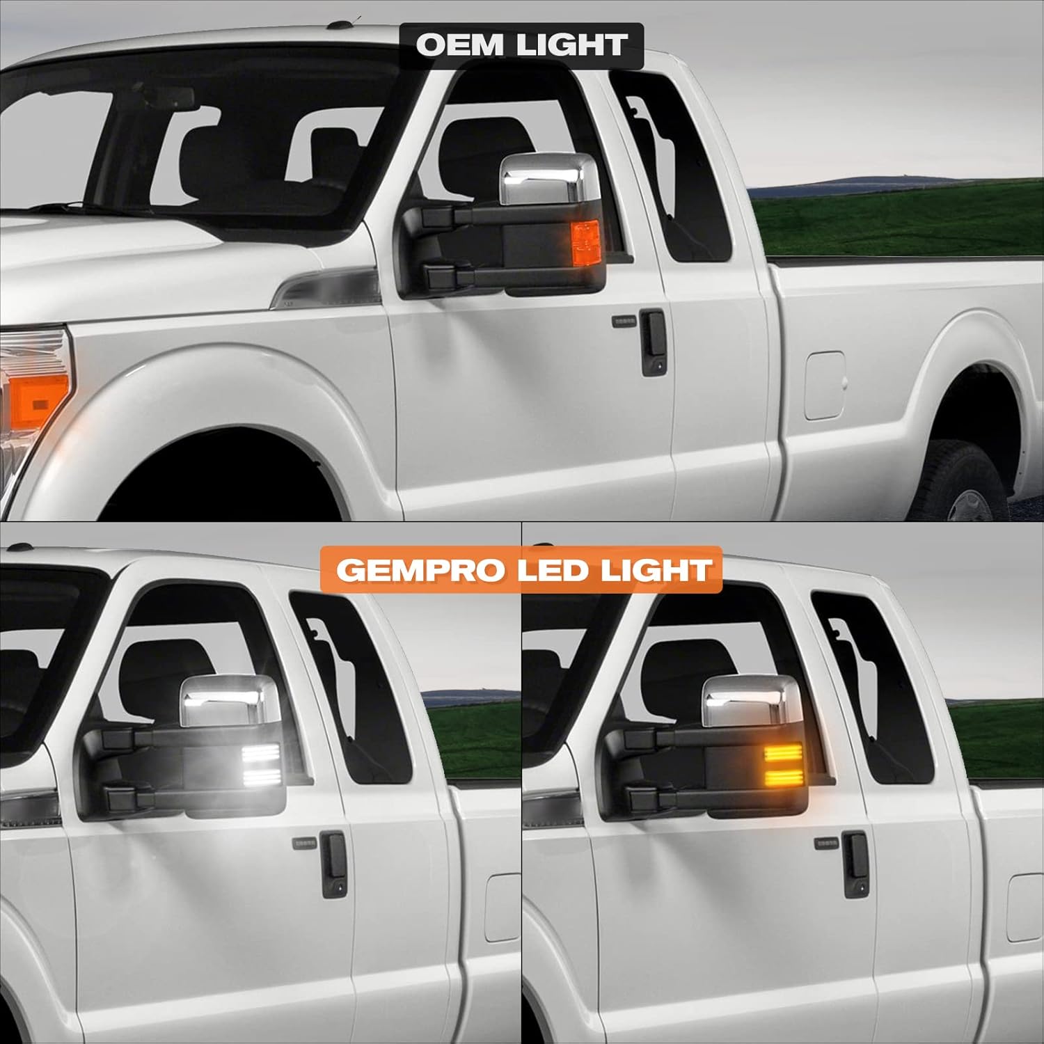 Crazy Clearance GemPro Sequential LED Side Mirror Marker Switchback Turn Signal Lights Replacement for 2008-2016 Ford F250 F350 F450 F550 Super Duty Mirror Marker Lamps, 2 Packs Super Cheap 🛒 GemPro Sequential LED Side Mirror Marker Switchback Turn Signal Lights Replacement for 2008-2016 Ford F250 F350 F450 F550 Super Duty Mirror Marker Lamps, 2 Packs
