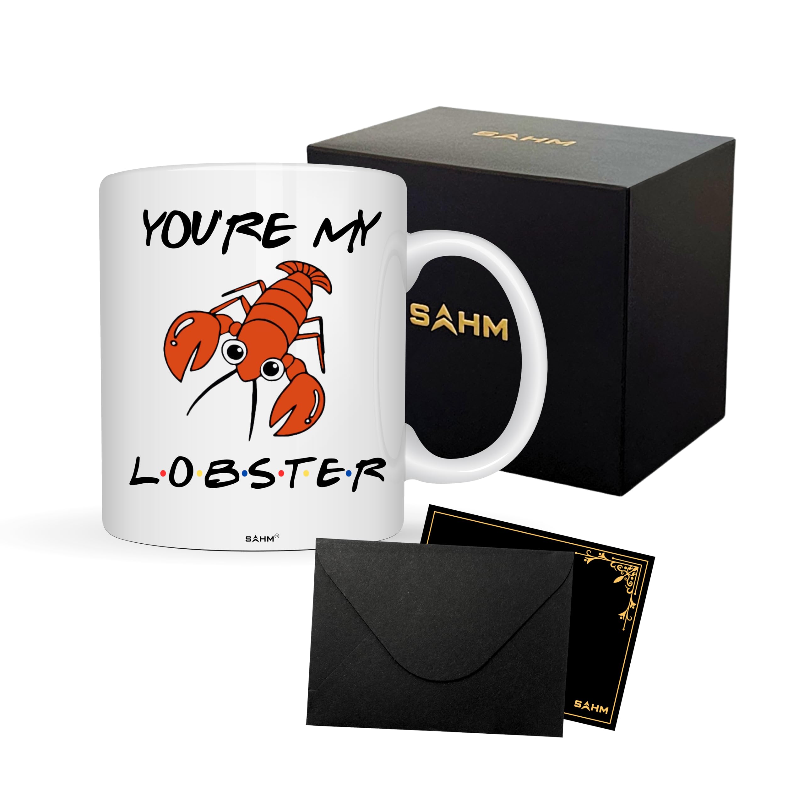 You Are My Lobster Mug – Cute Valentine’s Day Gift for Couples, Funny Coffee Mug for Girlfriend, Boyfriend, Wife, Husband – Romantic Gift Idea for Her or Him – 11oz Ceramic Mug with Gift Box