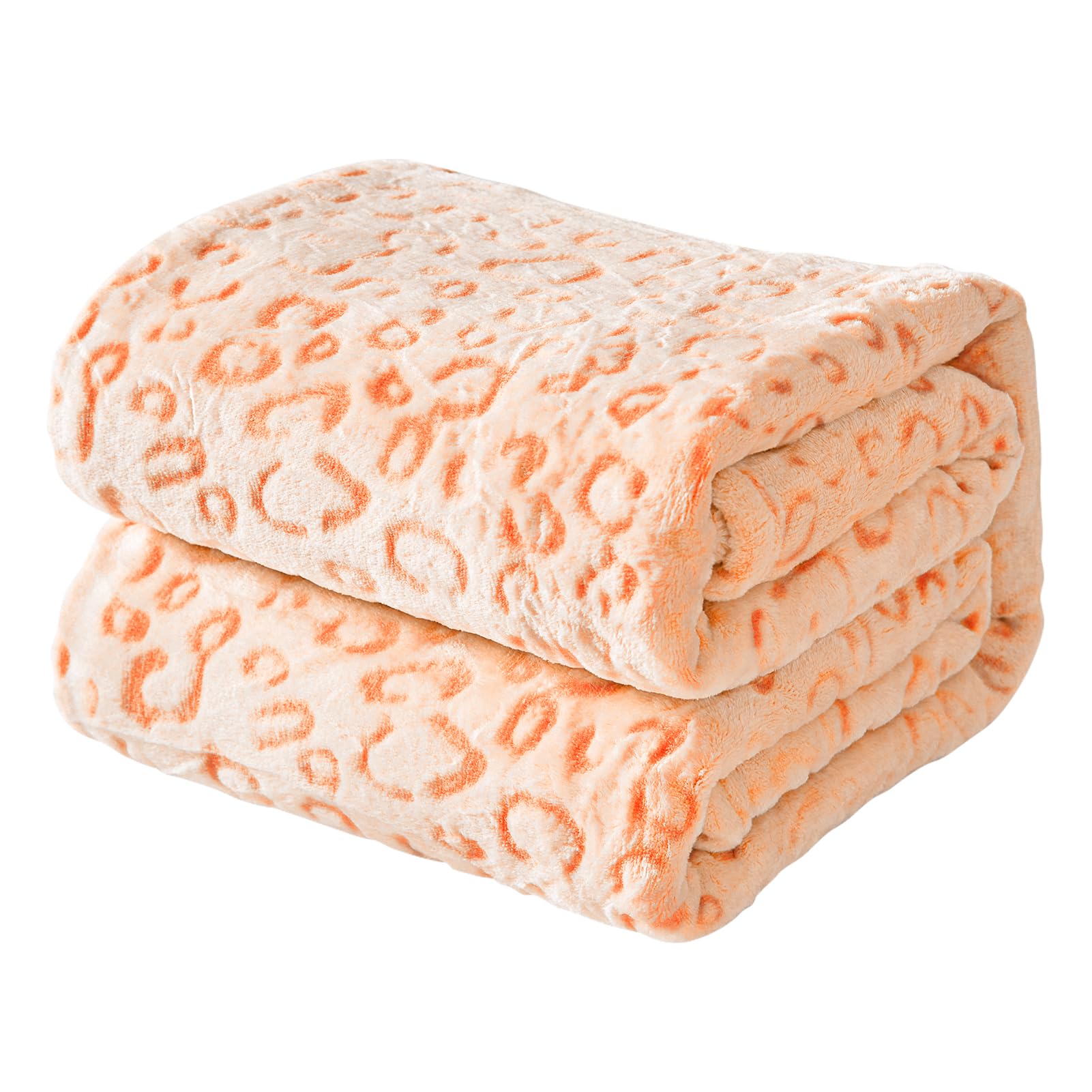 FY FIBER HOUSE Cheetah Print Blanket Blue Leopard Blanket Fluffy Soft Throw for Couch,50"X60"