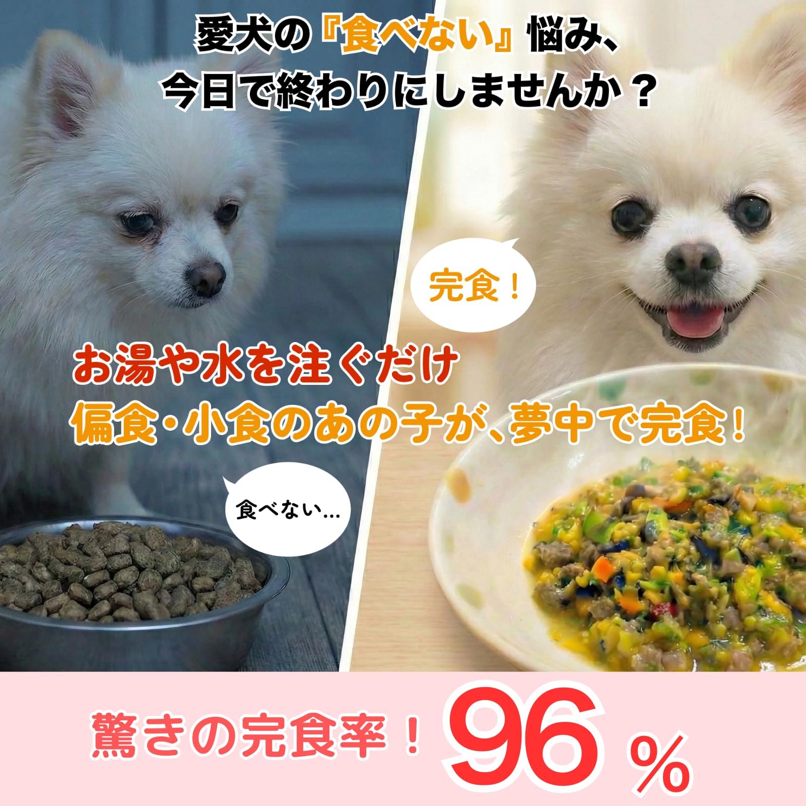 ドッグフード 偏食 小食の愛犬用 フリーズドライ 国産 無添加 偏食対策 手作りごはん トッピング 総合栄養食基準レシピ 獣医師共同開発 (6, チキン&サーモンセット) - 3