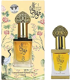 My Perfumes JAWHARAT AL HAYAT from ARABIYAT Non Alcoholic Attar or Concentrated Perfume Oil for Men and Women 12ml
