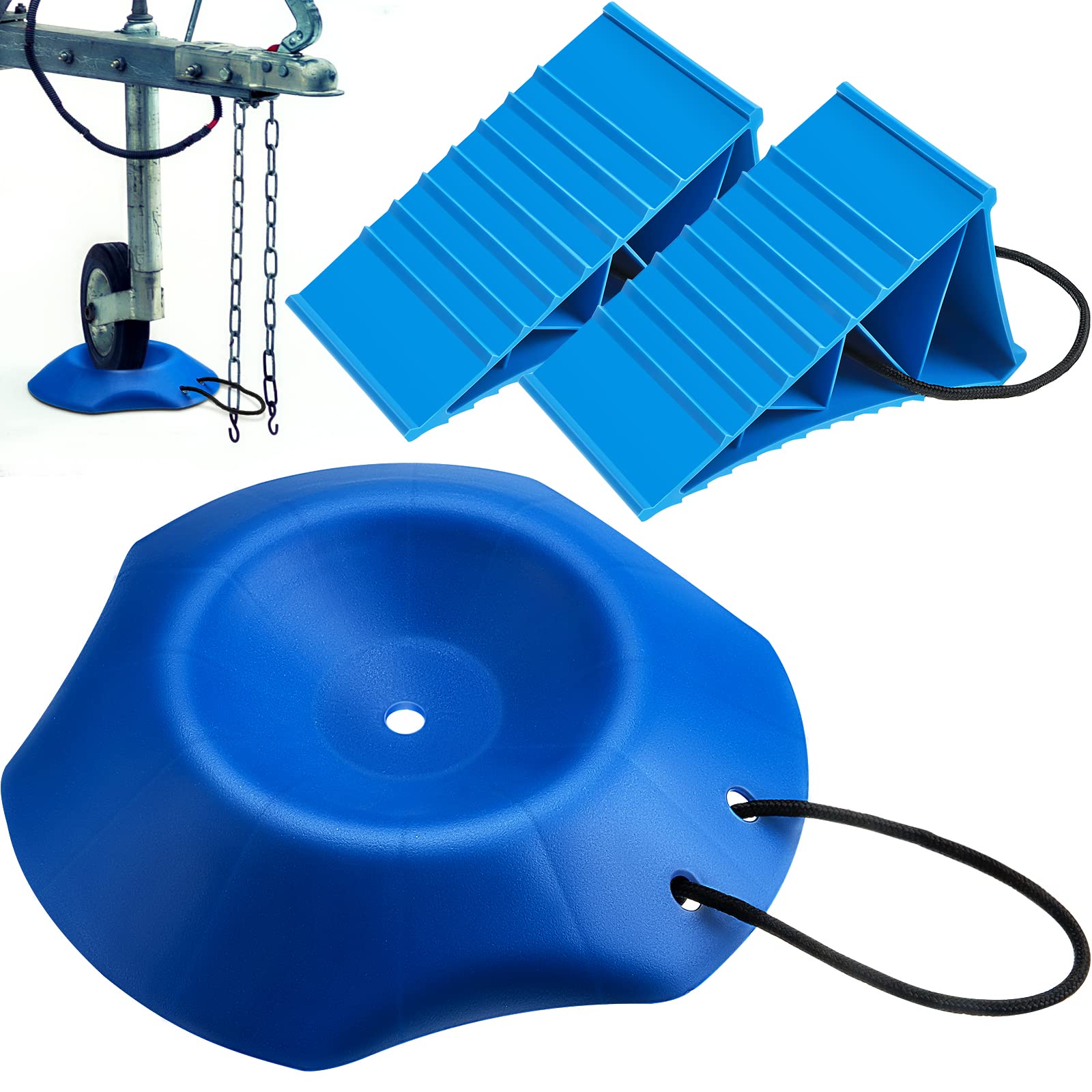 Buy Fabbay Trailer Wheel Chocks and Wheel Dock Kit, 2 Wheel Chock with