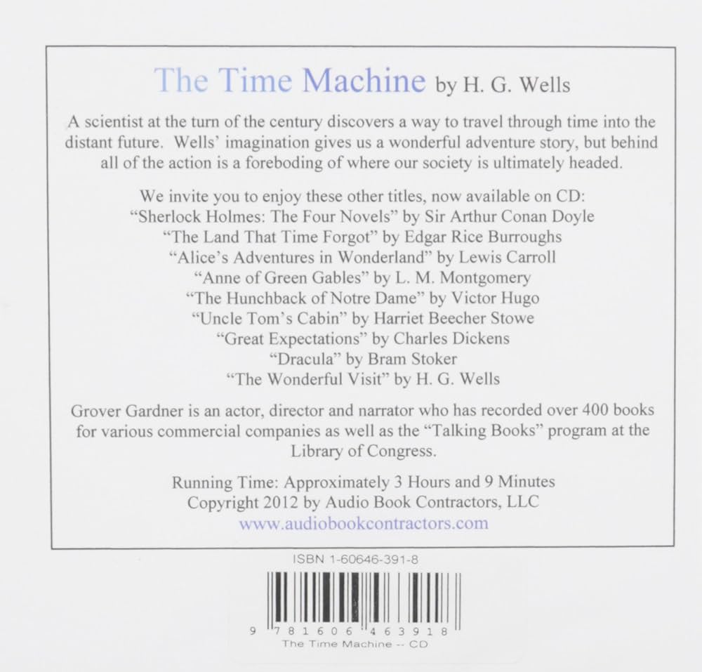Amazon.com: The Time Machine (Classic Books on Cd Collection