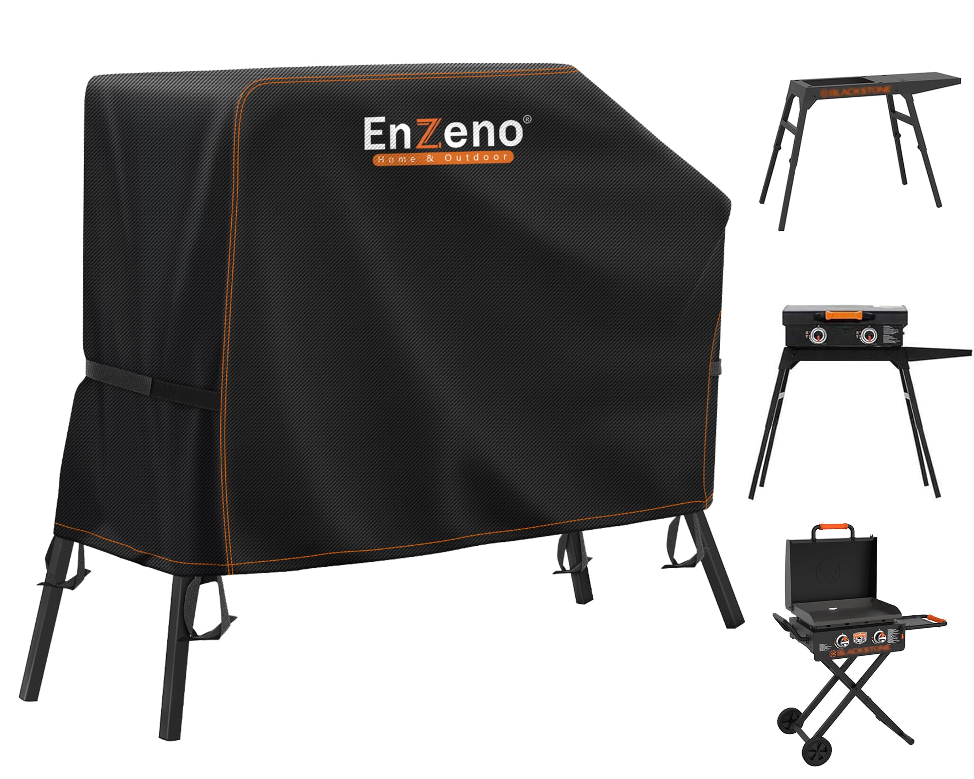 Enzeno Grill Cover for Blackstone 22 inch Griddle with Hood and Stand,Barbeque G