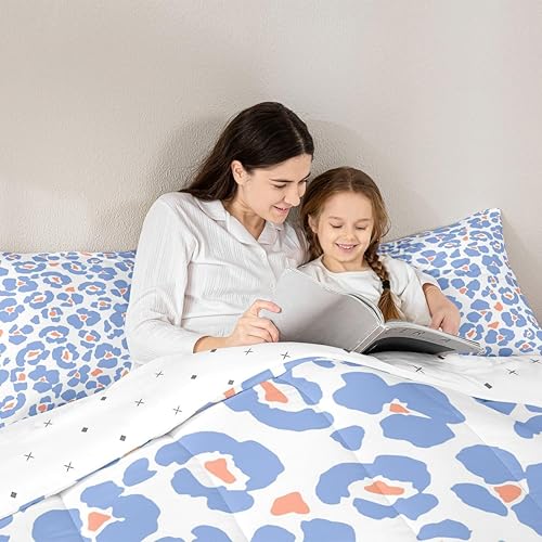 Miniatura 125 de Castle Fairy Juego de ropa de cama con estampado de cebra, tamaño matrimonial, juego de edredón de animales de África y vida silvestre, juego