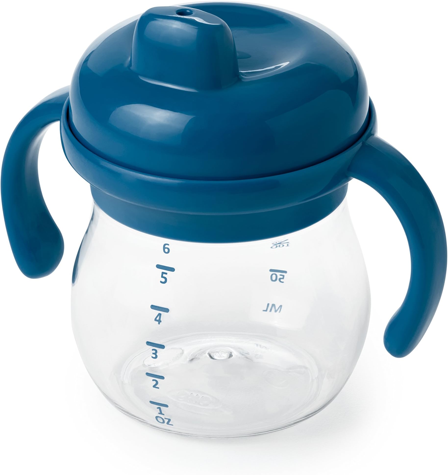 OXOTot Transitions Sippy Cup With Removable Handles, Navy
