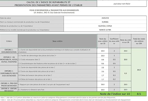 Eureka Robot Aspirateur Laveur 19 000 Pa. Serpillière Extensible relevable, Brosse Anti-enchevêtrement. Station Tout-en-Un avec Lavage Eau Chaude 75°C, Batterie 5 200 mAh, Blanc,J15 Ultra - 8
