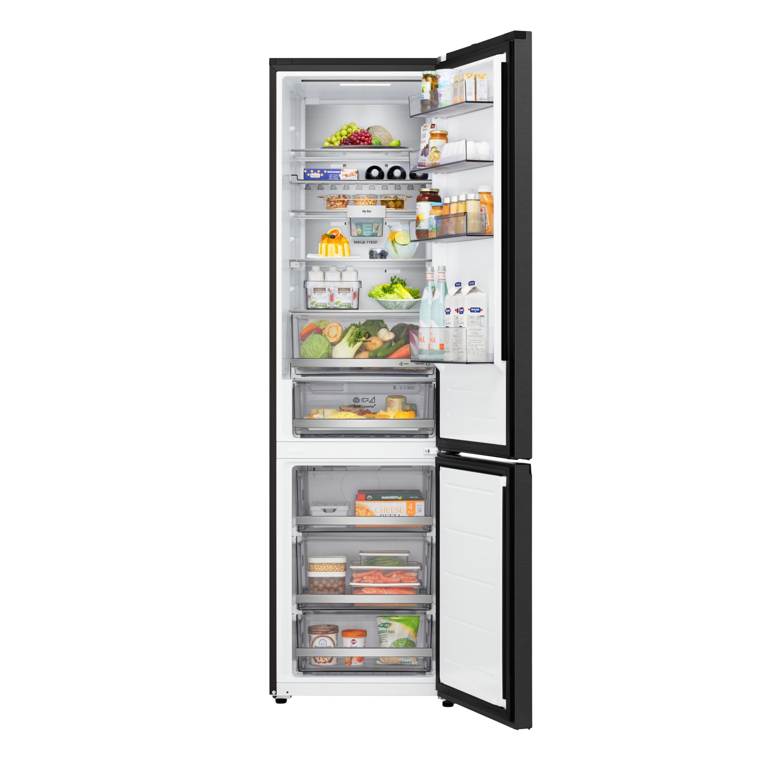 LG GBBS726AEV Total No Frost nevera combinada, 60 cm, clase A