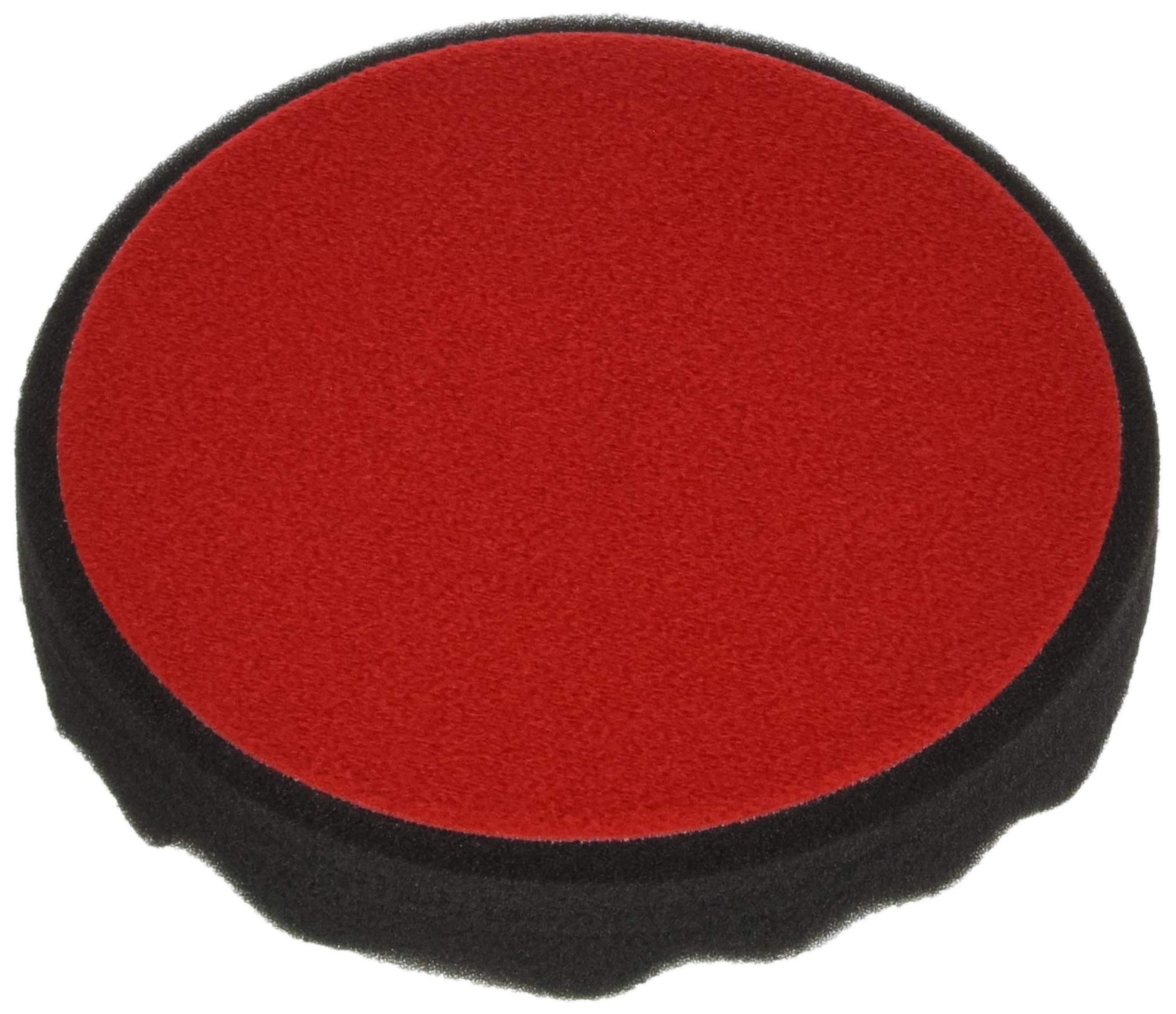 ALCLEAR5613530F finishing pad against holograms, set of 2, car polishing sponges, waffled, diameter: 135 mm x 25 mm, anthracite, polishing pad, sponge polishing foam for polishing machine