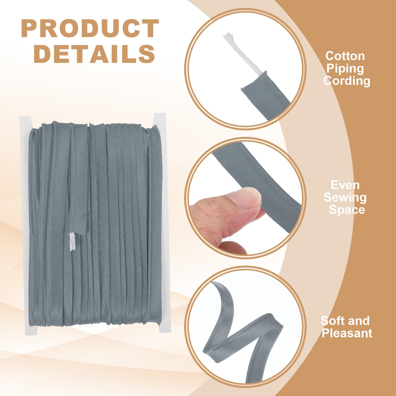 YELARXI Maxi Piping Bias Tape - Image 3