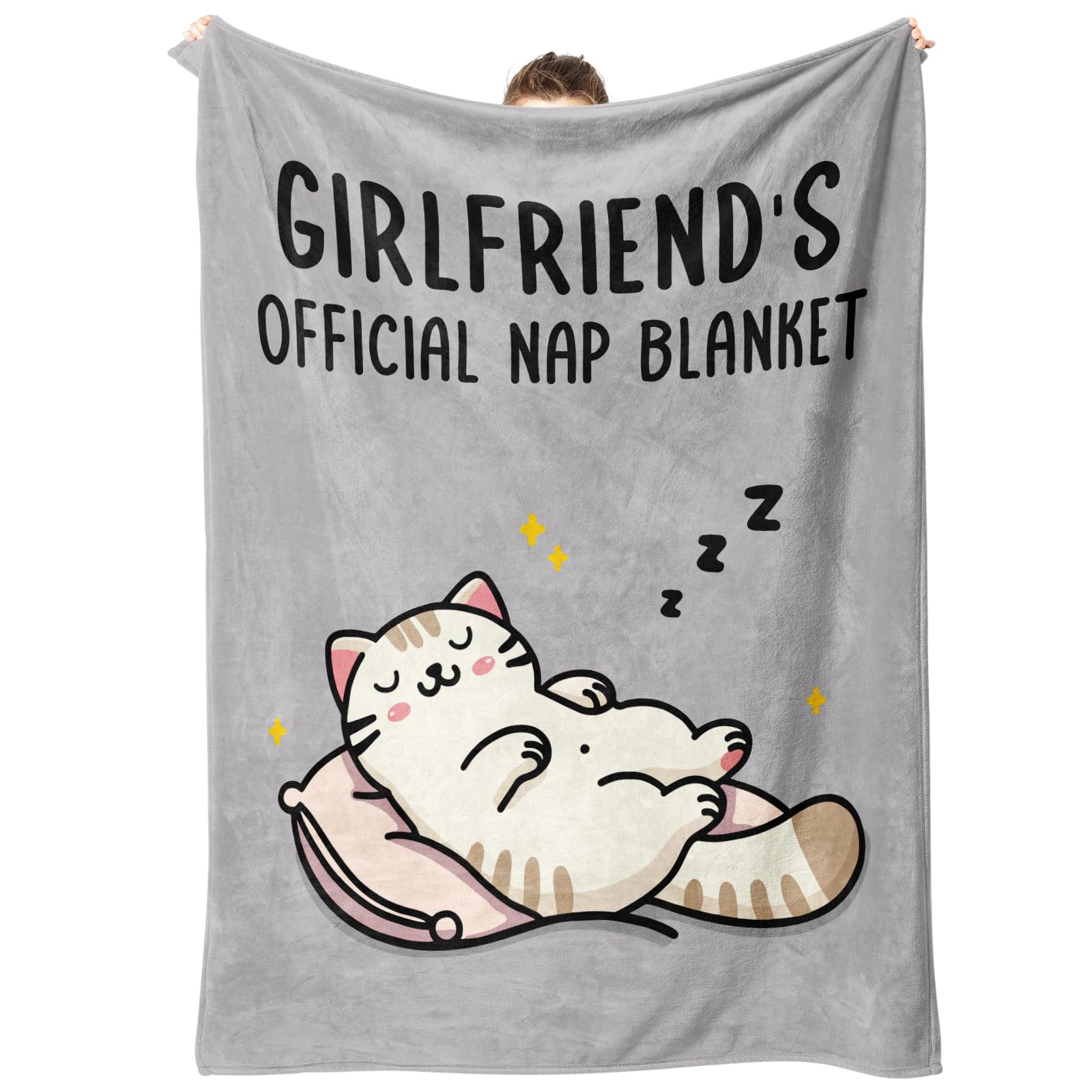 Encoink Gifts for Girlfriend Her, Idea Girlfriend Birthday Gifts Blanket, Romantic Anniversary, I Love You Gift for Her, Valentine's Christmas Birthday Present for Women GF 60"X 50"