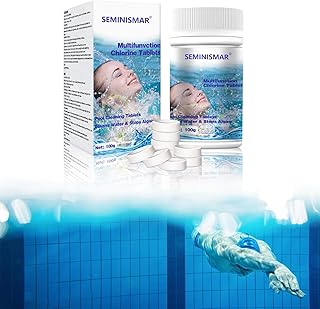 Pool Cleaning Tablets,Hot Tub Chlorine,Multifunction Chlorine,Chlorine Granules,Chlorine Tablets,Pool Cleaning Tablets,Chlorine Tablets For Hot Tub,Suitable For Swimming Pool,100G