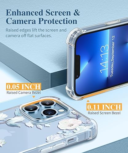 Miniatura 5 de GVIEWIN Funda para iPhone 13 Pro con protector de pantalla y protector de lente de cámara, protección contra caídas de grado militar de 10 pies