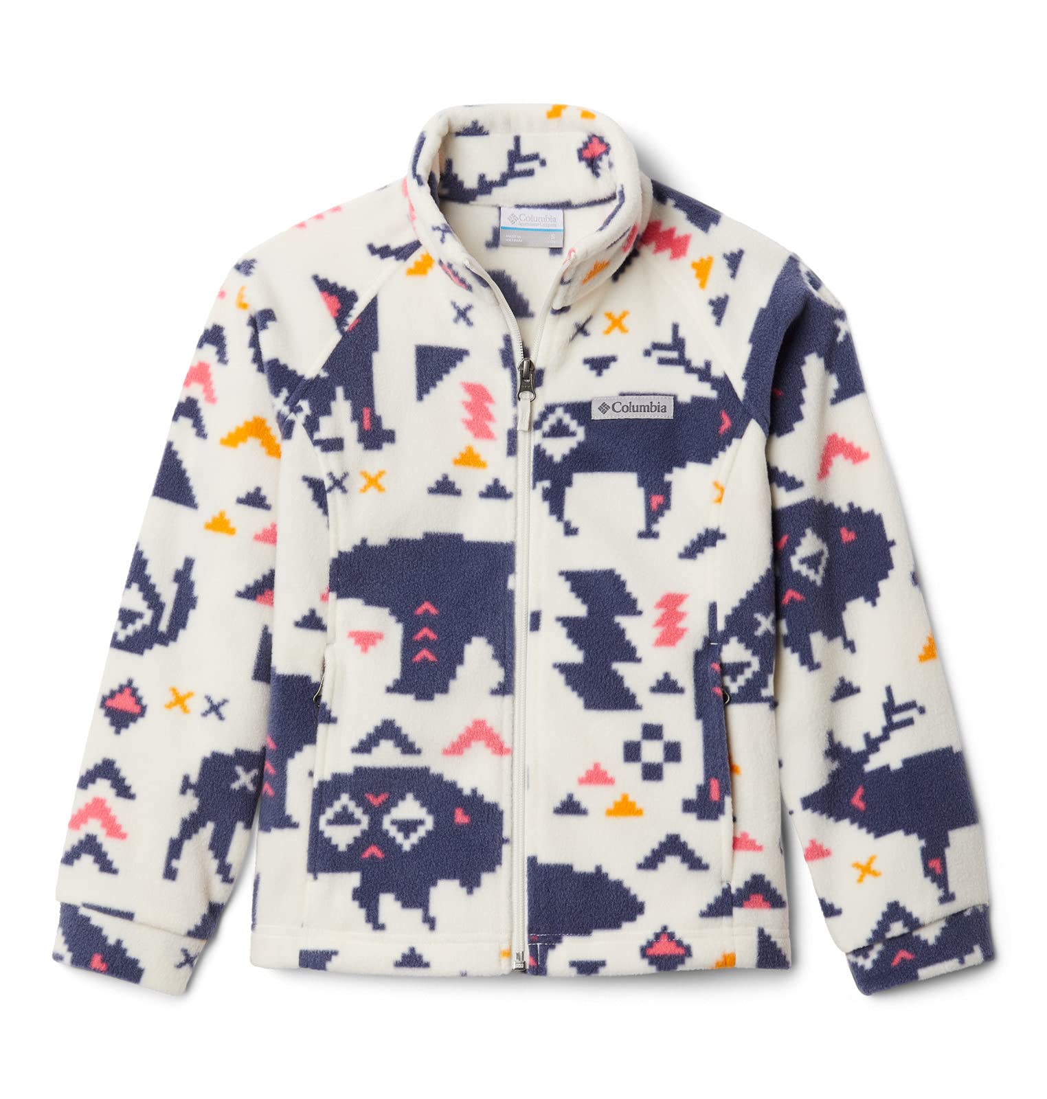 Columbia Youth Girls Benton Springs II Printed Fleece Jacket