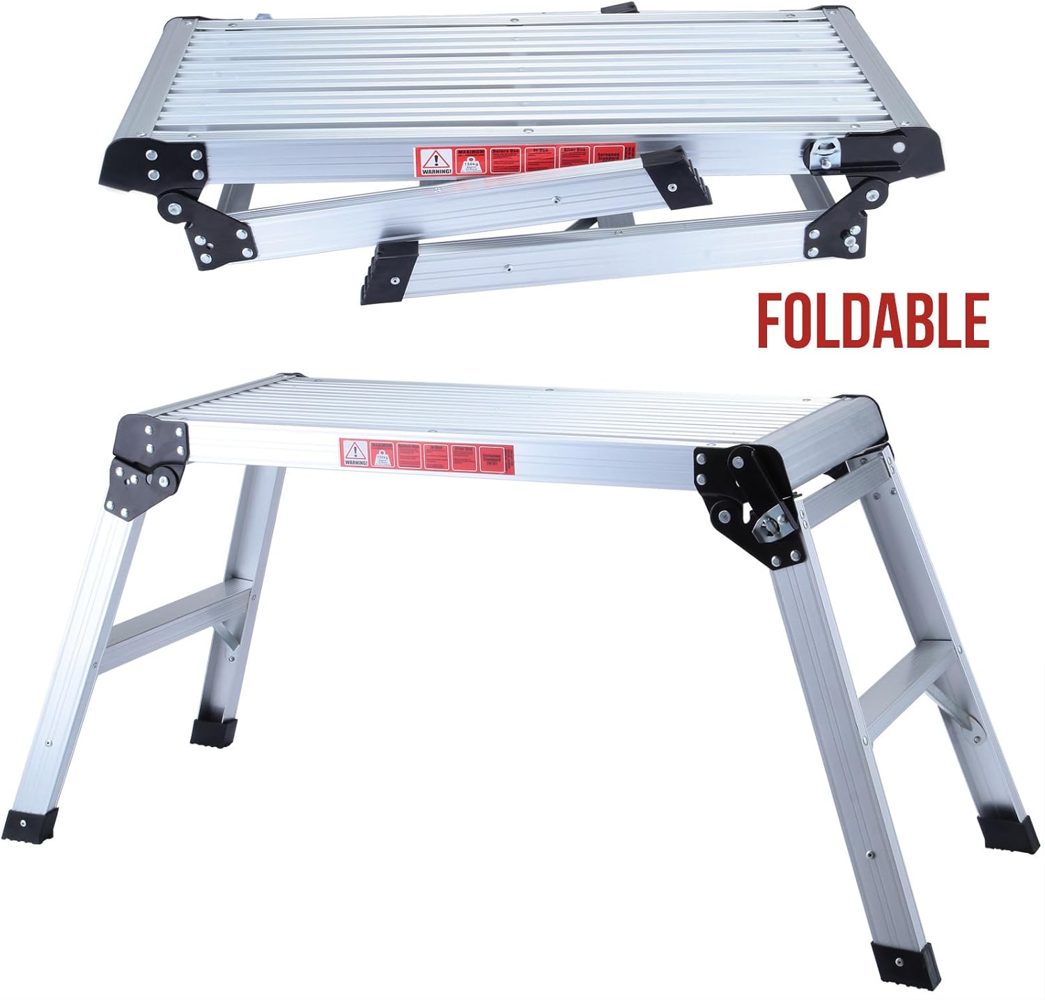Drywall Step Up Folding Bench Stool Ladder Platform