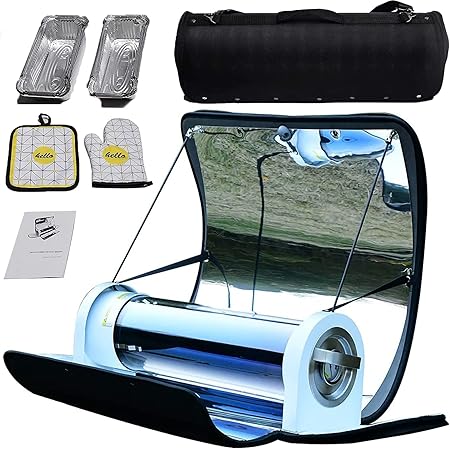 Amazon.com: Portable Solar Cooker, 1800W 1.5m Diameter Camping Outdoor ...