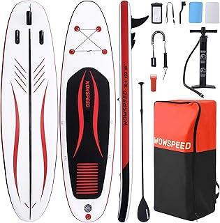Lacyie Inflatable Board, Stand Up Paddle Board, 320 × 84 × 15cm, Inflatable Boards for Stand-Up Paddling, Premium SUP Paddle Board Kit(Line)