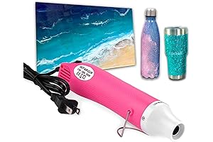 Professional Cordless Heat Gun for Delicate Crafting Projects and Resin Art Creation