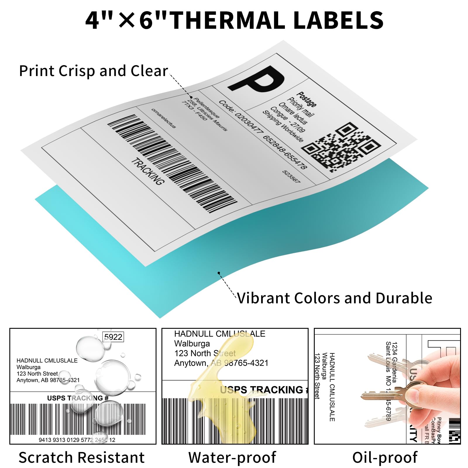 Snapklik.com : MFLABEL Thermal Direct Shipping Label 4x6 Thermal Labels ...