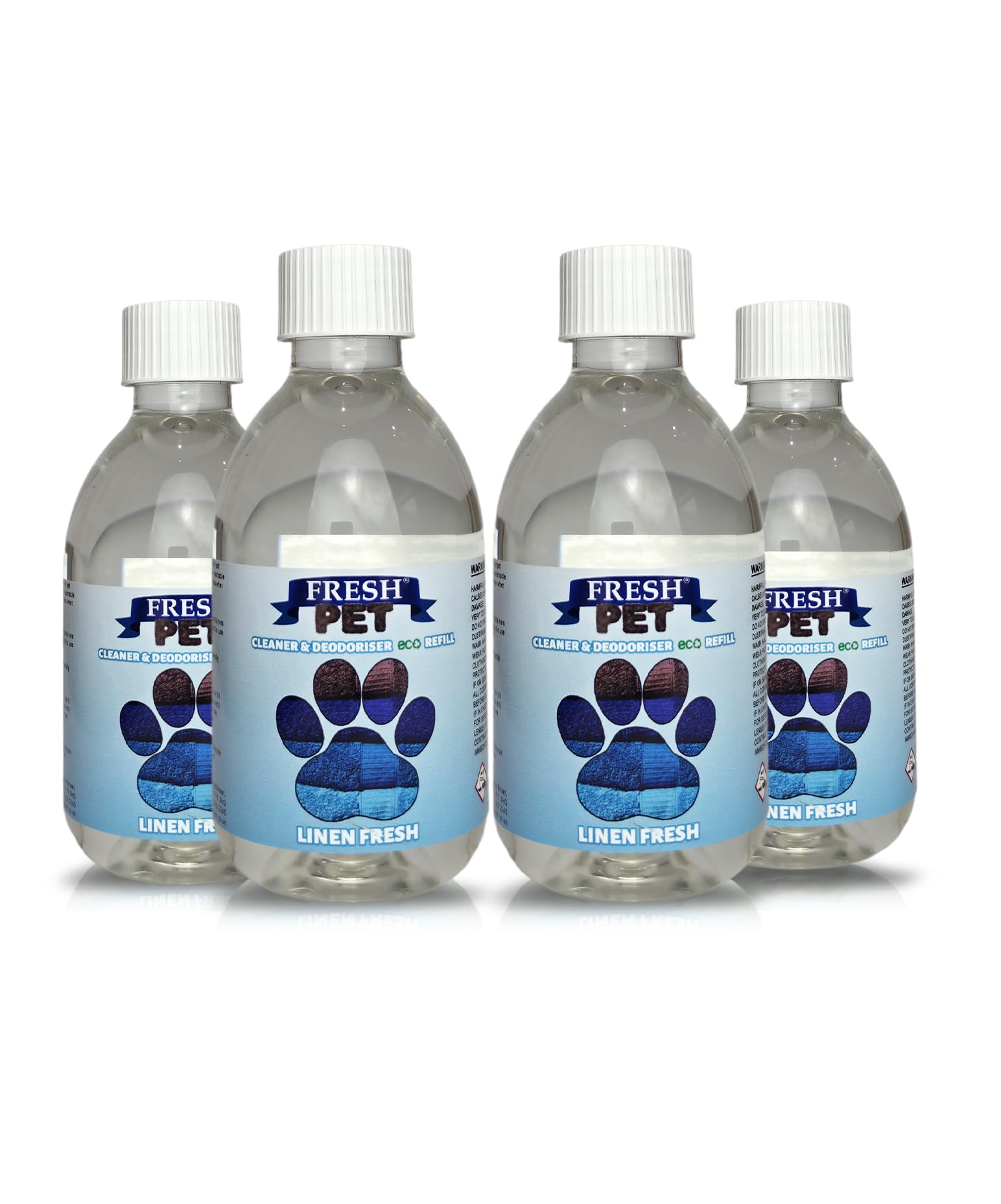 Trade Chemicals FRESH PET DISINFECTANT CLEANER PACK - ECO REFILL TO MAKE 4 X 5L (LINEN FRESH) — image 1