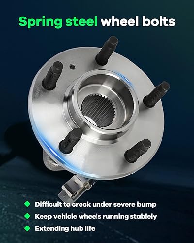 Miniatura 4 de SCITOO Cojinete de cubo de rueda 513121 para Buick Century Regal, para Chevrolet Impala, para Pontiac Grand Prix, para Cadillac DTS Conjunto de