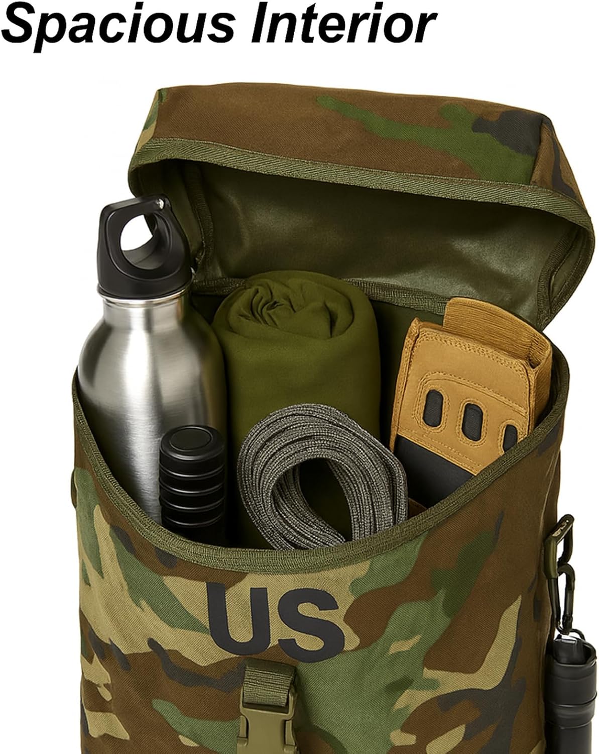 MT 2Pcs US Military MOLLE Sustainment Pouch, Army Utility Pouch