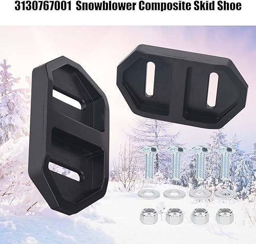 Miniatura 7 de Haiouus AKS2400D 3130767001 - Juego de 2 quitanieves antideslizantes compatibles con EGO SNT2400, SNT2405 y SNT2406 2406 sopladores de nieve de 24