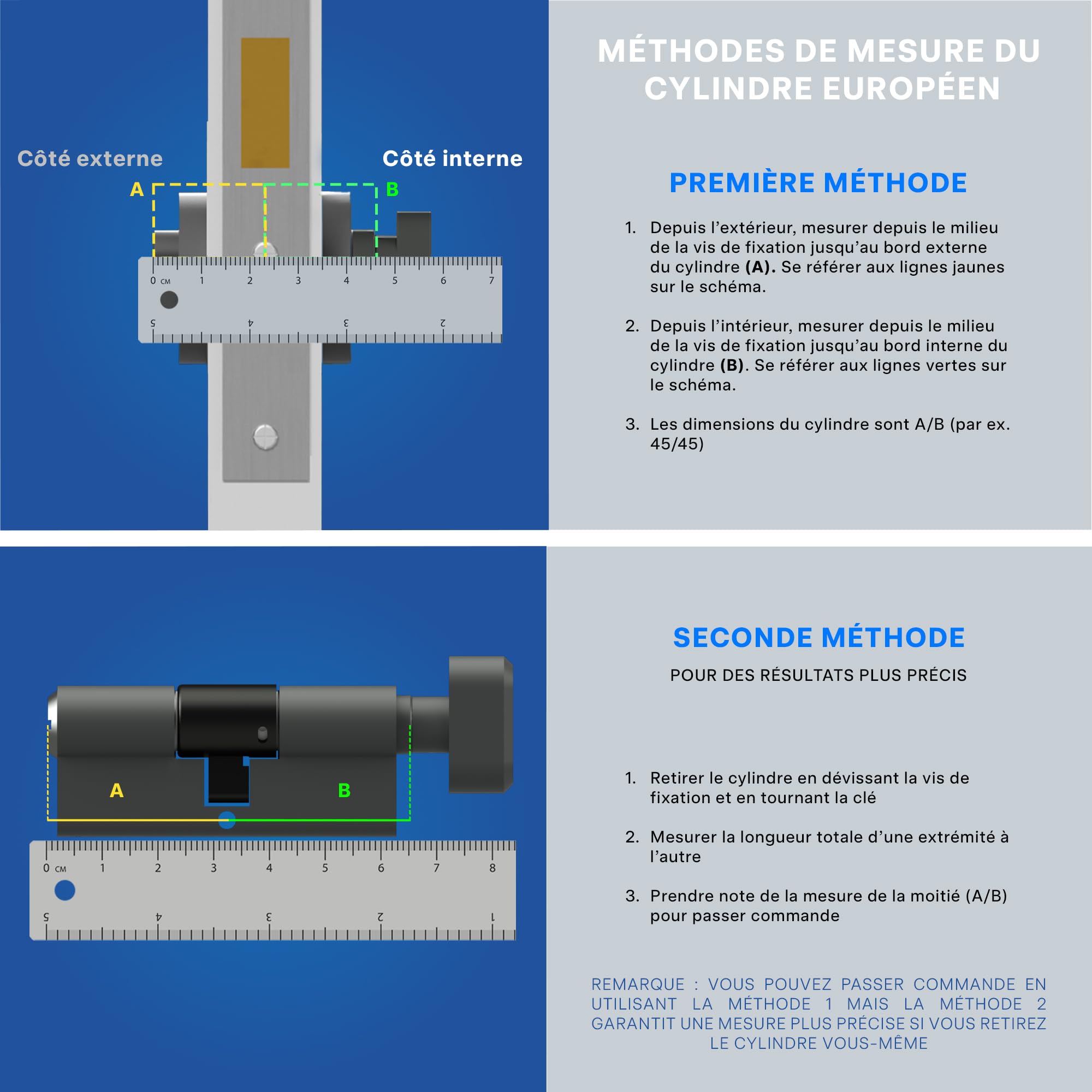 XFORT COLOSSUS | Cylindre avec Bouton Européen 3 Étoiles Chrome Poli 50EX/40T (90 mm), Barillet Anti-Casse de Norme TS007, Verrou de Porte d’Entrée uPVC.