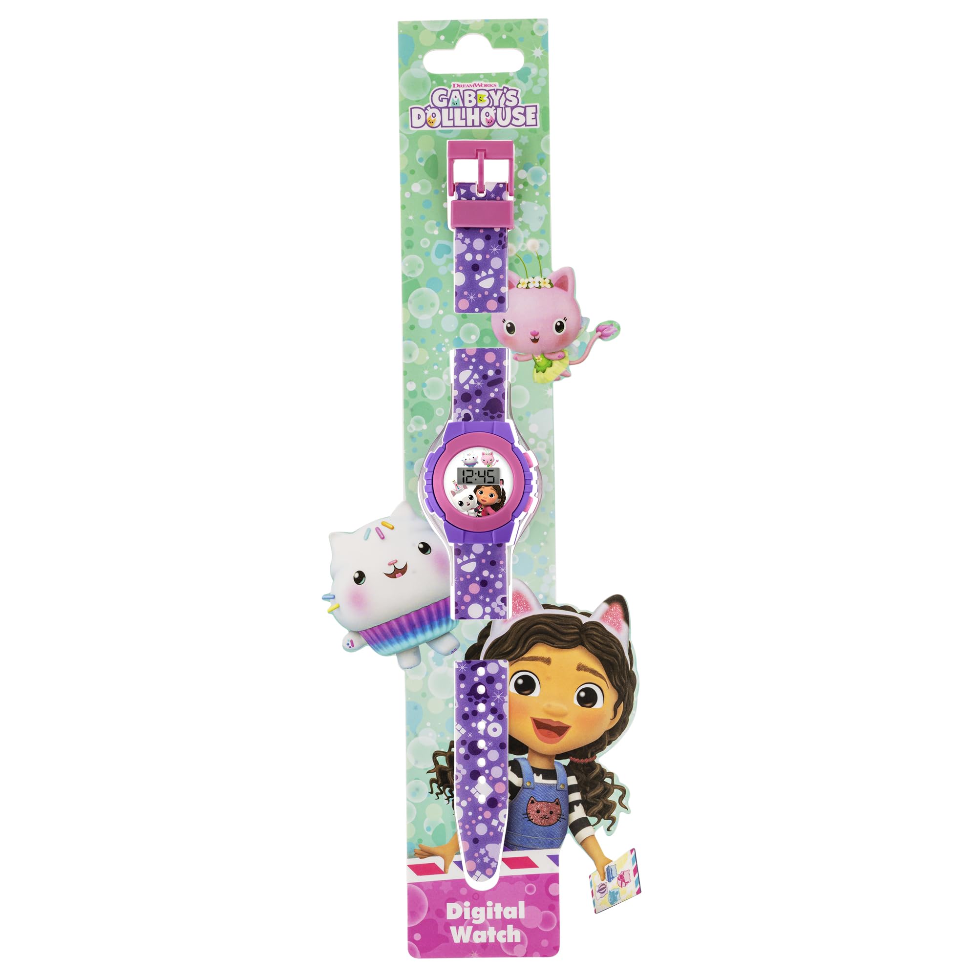 Disney Gabby's Dollhouse Digital Watch GAB4069 Purple