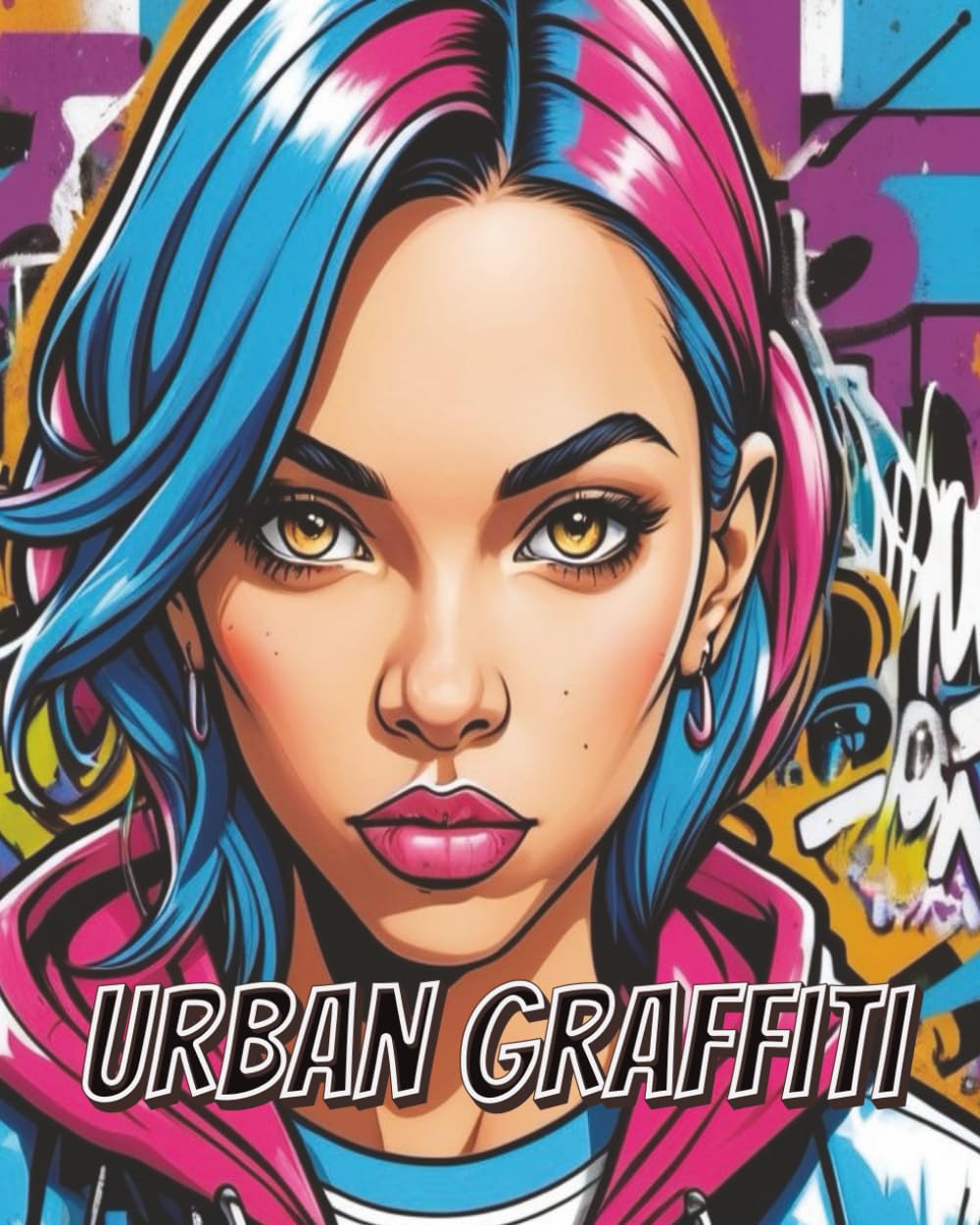 Urban Graffiti - Adult Coloring Book