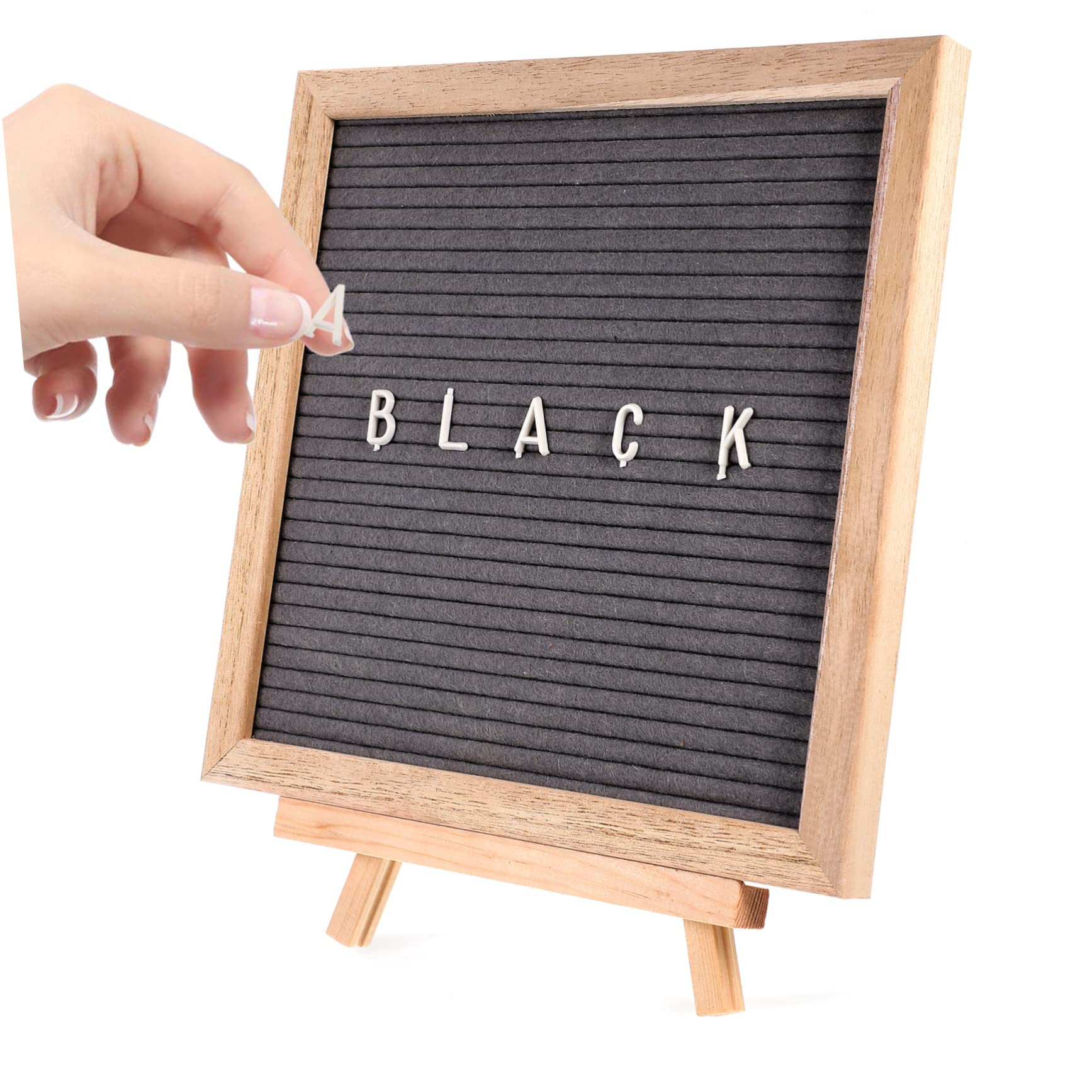 Holzrahmen Filz Buchstabentafel Doppelseitiges Design Für Babyparty Hochzeit Buchstaben Filztafel Set