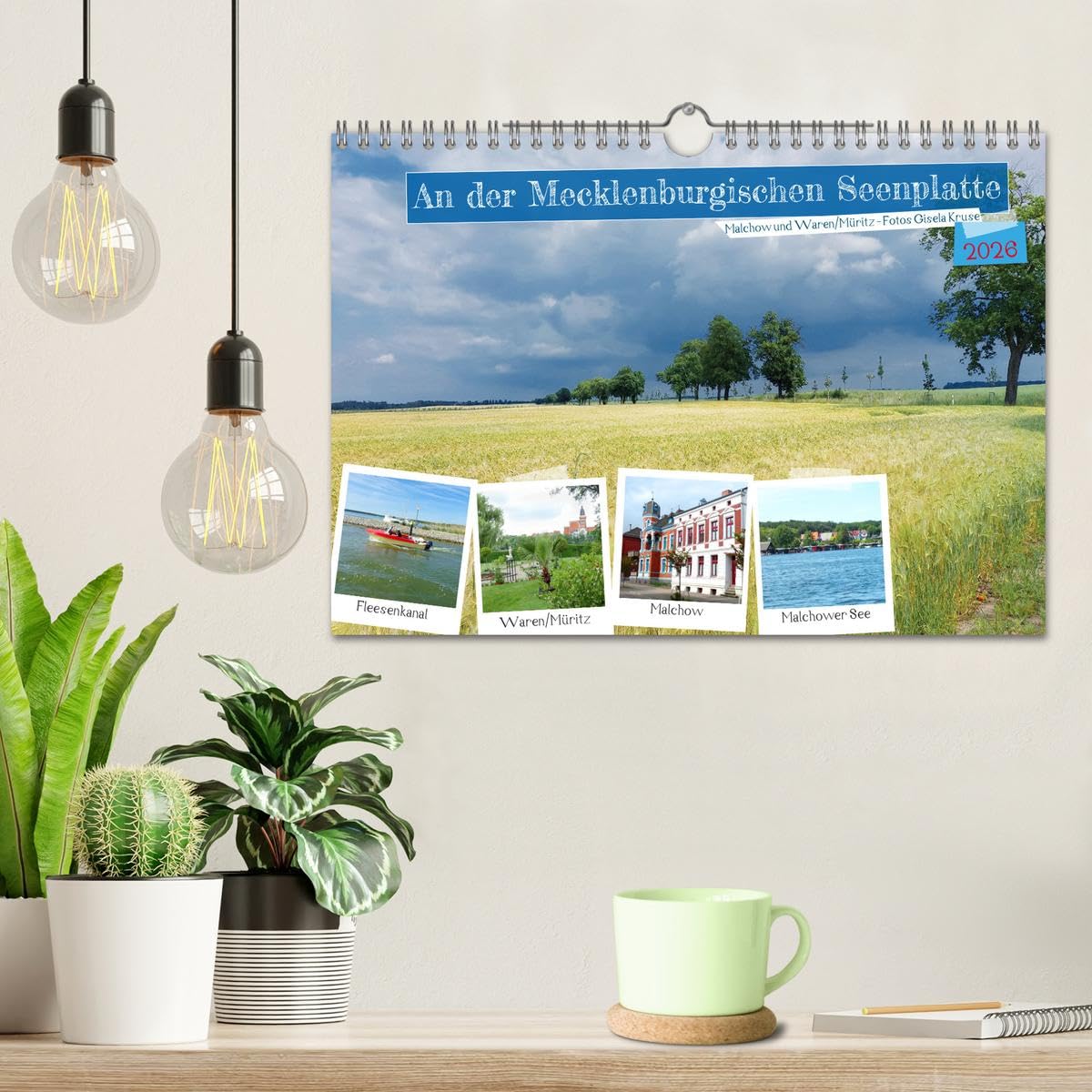 An der Mecklenburgischen Seenplatte Malchow und Waren/Müritz (Wandkalender 2026 DIN A4 quer), CALVENDO Monatskalender: Zwei wunderschöne Reiseziele in Mecklenburg-Vorpommern (CALVENDO Orte)