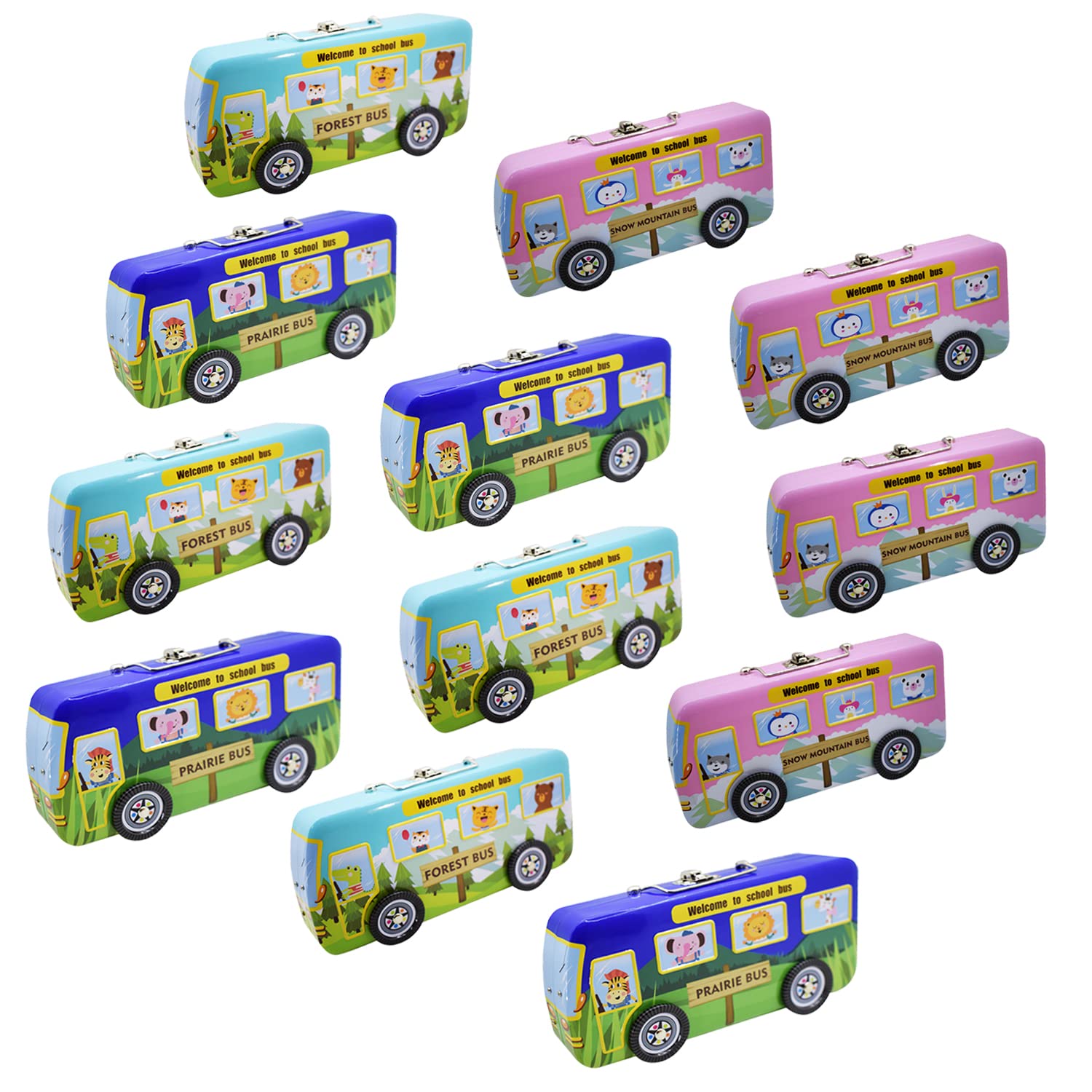 Asera Metal Pencil Box in Bus Shape with Moving Wheels for Kids (B09Y8944RC) Amazon Price History, Amazon Price Tracker