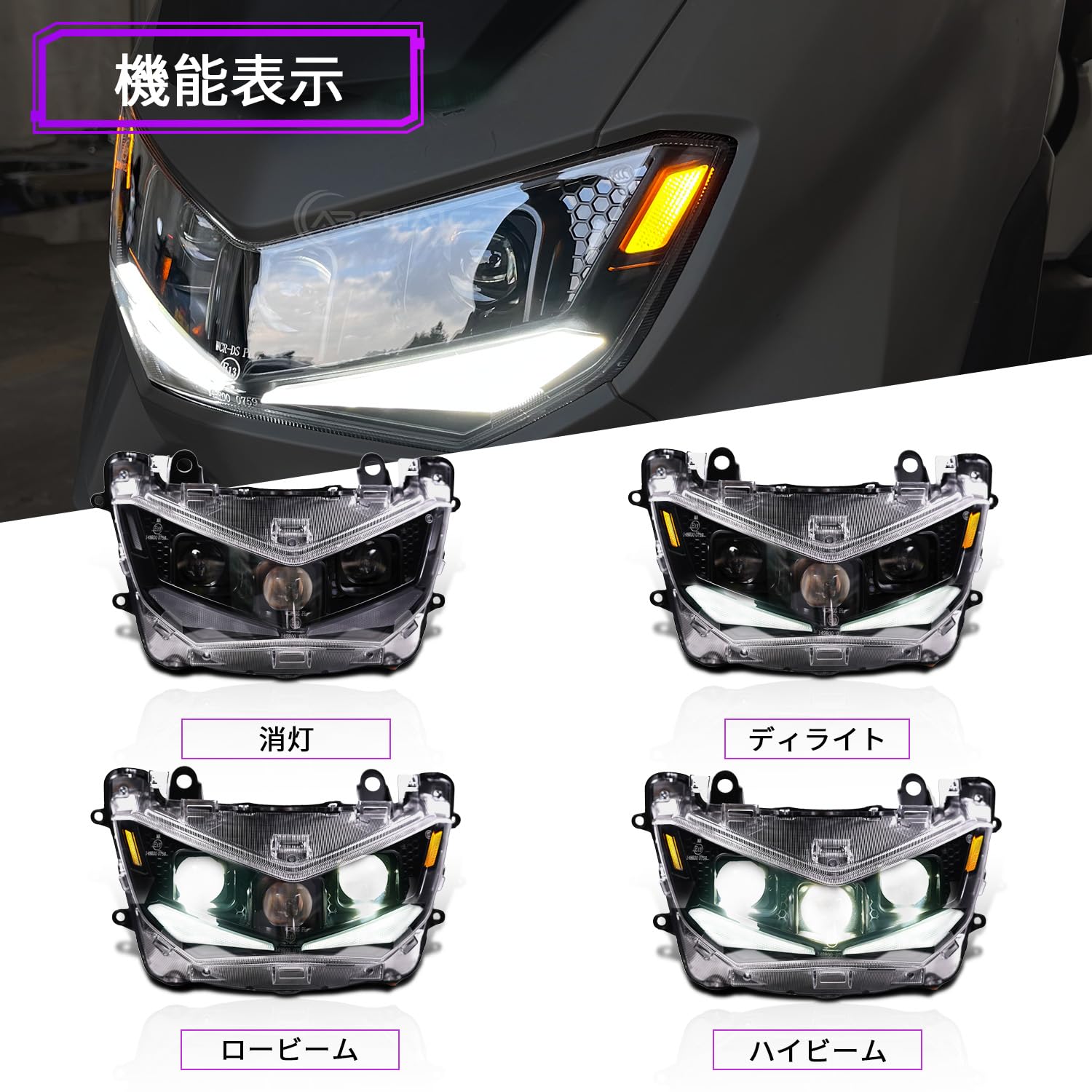 Amazon | Archaic ヤマハ NMAX125 NMAX155 エヌマックス マトリックス