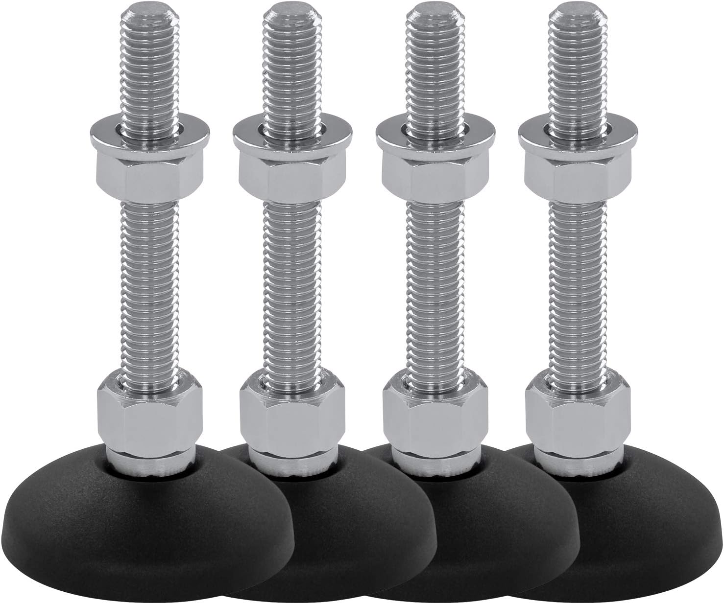 Design61 Stellschrauben 4x M10 - Verstellfüße Bis 550kg Tragkraft