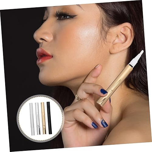 Miniatura 5 de 4 unidades de brillo de labios dispensador de esmalte de uñas contenedor líquido de maquillaje líquido de crecimiento tubo líquido contenedor de